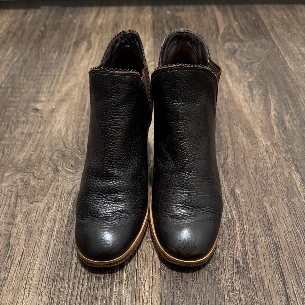 Rachel Comey  Leather Ankle Boots, Size 7, Color Chocolate Brown